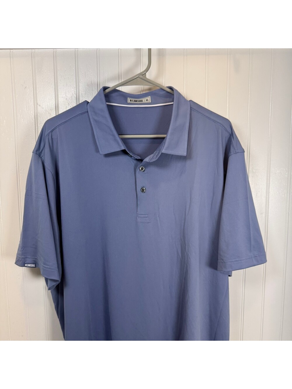 LinkSoul Men's Palomar Performance Short Sleeve Golf Active Polo Shirt Size XL